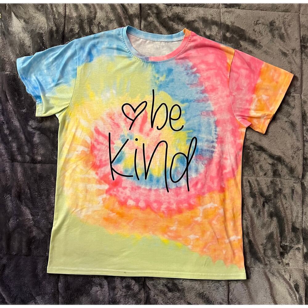 Be Kind tie-dye T-shirt